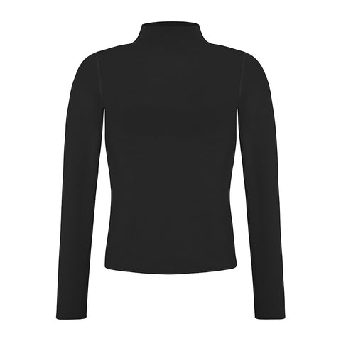 LONG SLEEVE HIGH NECK T-SHIRT