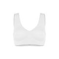 Top brasier sin costuras New cotton Top V Blanco