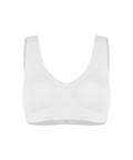 Top brasier sin costuras New cotton Top V Blanco