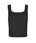 Top Sin Costuras Classic Rib Tank Top Negro
